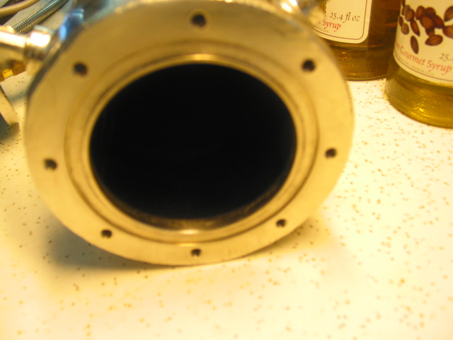 The gasket surface after cleaning